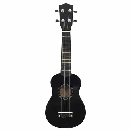 Vidaxl ukuleleset mit Tasche für Kinder Sopran 21 '' schwarz