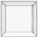 VIDAXL -Katzen -Käfig 1,5x1,5x1,5 M verzinkter Stahl