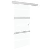 Vidaxx-Schiebetür mit Softstopps 76x205 cm ESG-Glas und Aluminium