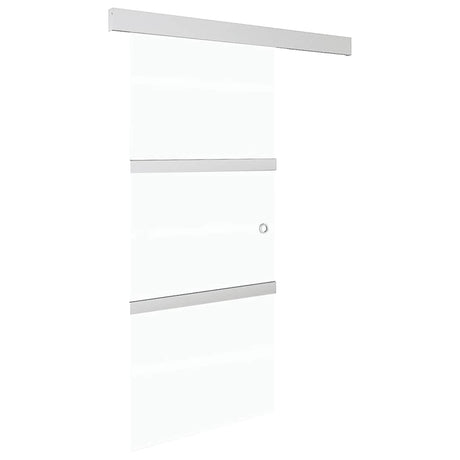 Vidaxx-Schiebetür mit Softstopps 76x205 cm ESG-Glas und Aluminium