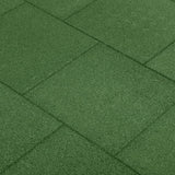 Vidaxl Valt Tiles 18 ST 50 x 50 x 3 cm Gummigrün