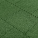 Vidaxl Valt Tiles 24 ST 50 x 50 x 3 cm Gummigrün