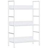 Vidaxl boekenkast met 3 schappen 60x27,6x90,5 cm bewerkt hout wit