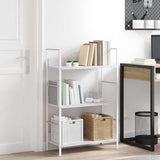 Vidaxl boekenkast met 3 schappen 60x27,6x90,5 cm bewerkt hout wit