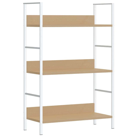 Vidaxl boekenkast 3 schappen 60x27,6x90,5 cm bewerkt hout eikenkleurig