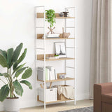 Vidaxl boekenkast 5 schappen 60x27,6x158,5 cm bewerkt hout eikenkleur