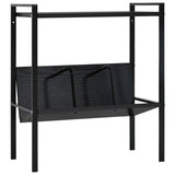 Vidaxl boekenkast met 2 schappen 52x28x59 cm bewerkt hout zwart