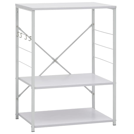 VIDAXL -Mikrowellenschrank 60x39.6x79.5 cm verarbeitetes Holz weiß