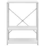 VIDAXL -Mikrowellenschrank 60x39.6x79.5 cm verarbeitetes Holz weiß