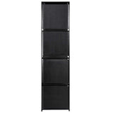 Vidaxl opbergkast trapvormig 130x45x170 cm stof
