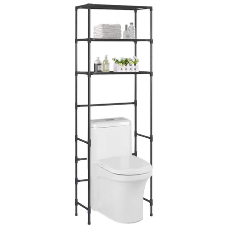 VIDAXL-Speicher für 3-layer 53x28x169 cm Schwarz im Obergeschoss