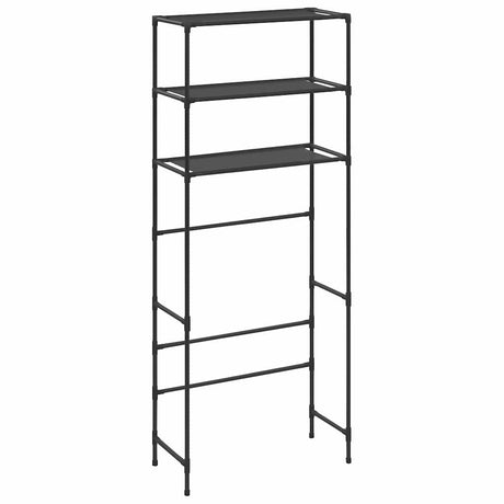 VIDAXL-LAGE ROK für Boven Waschmaschine 3-layer 69x28x169 cm Schwarz