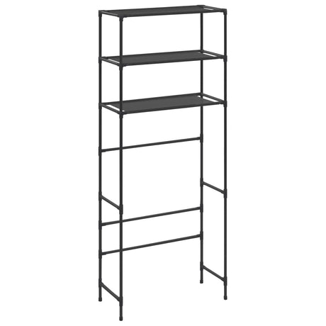VIDAXL-LAGE ROK für Boven Waschmaschine 3-layer 69x28x169 cm Schwarz