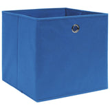 VIDAXL -Speicherboxen 4 PCs 32x32x32 cm Stoff blau