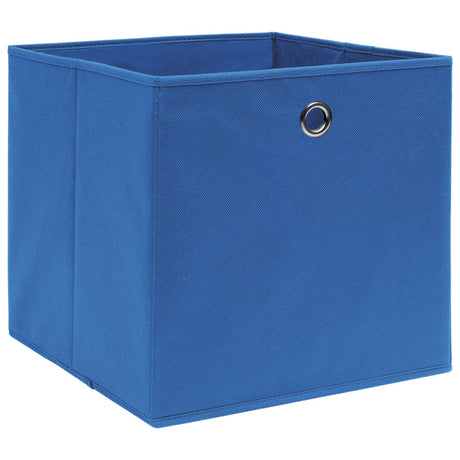 VIDAXL -Speicherboxen 4 PCs 32x32x32 cm Stoff blau