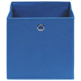VIDAXL -Speicherboxen 4 PCs 32x32x32 cm Stoff blau