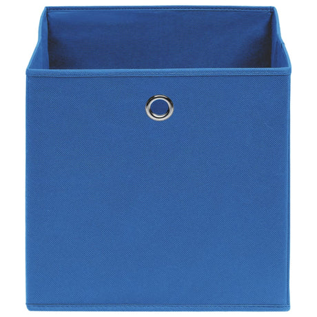 VIDAXL -Speicherboxen 4 PCs 32x32x32 cm Stoff blau