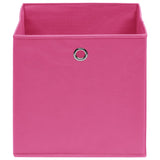 VIDAXL -Speicherboxen 10 PCs 32x32x32 cm Stoff rosa