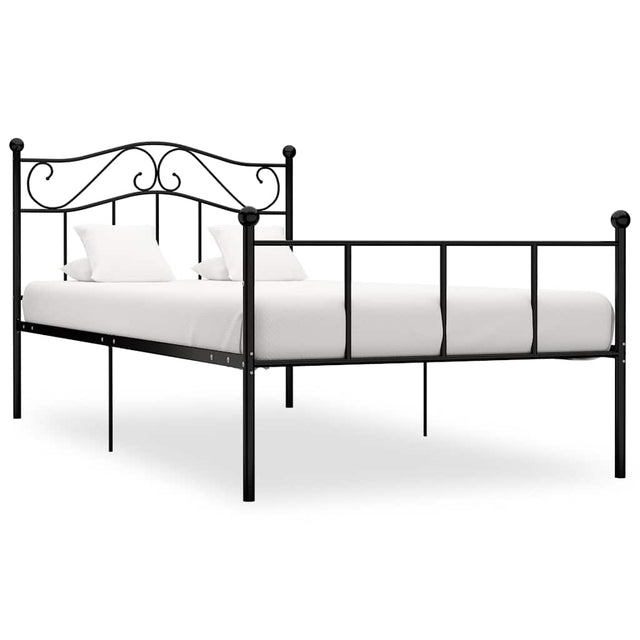 Vidaxl bedframe metaal zwart 100x200 cm