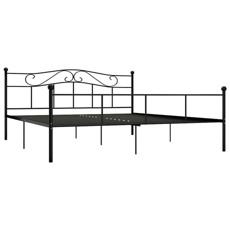 Vidaxl bedframe metaal zwart 200x200 cm