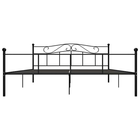Vidaxl bedframe metaal zwart 200x200 cm