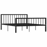 Vidaxl bedframe metaal zwart 160x200 cm