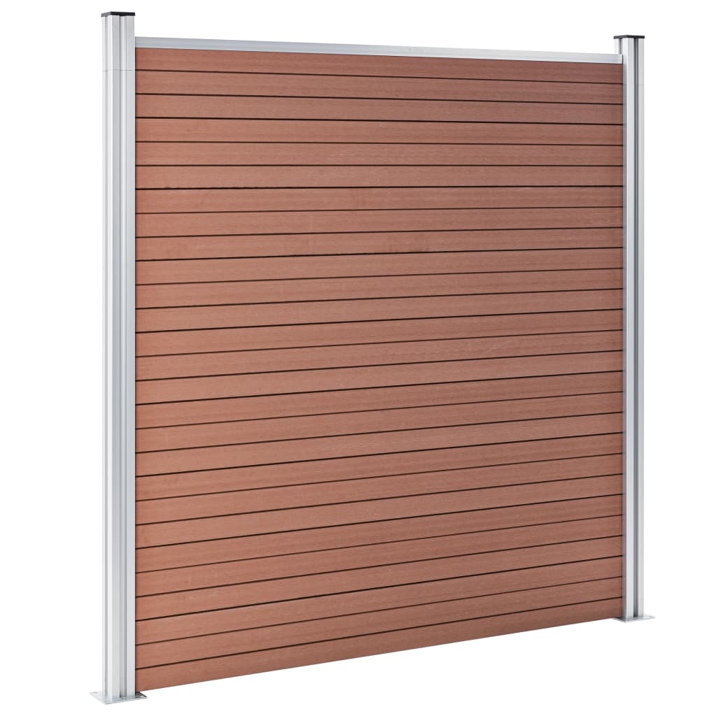VidaXL Zaun 872x186 cm HKC braun
