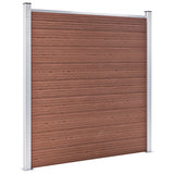 VidaXL Zaun 872x186 cm HKC braun