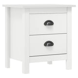 Vidaxl nachtkastje hill 46x35x49,5 cm massief grenenhout wit