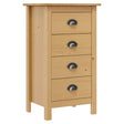 Vidaxl dressoir hill 46x35x80 cm massief grenenhout