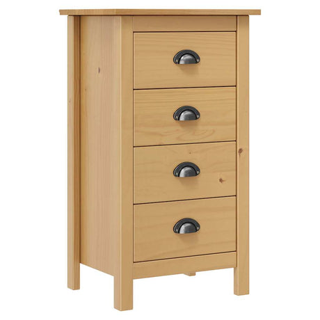 Vidaxl dressoir hill 46x35x80 cm massief grenenhout