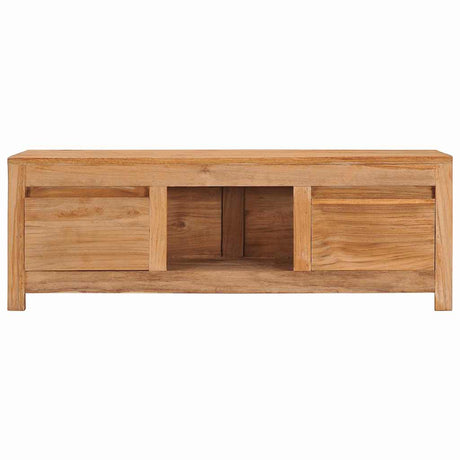 Vidaxl tv-meubel 100x30x35 cm massief teakhout