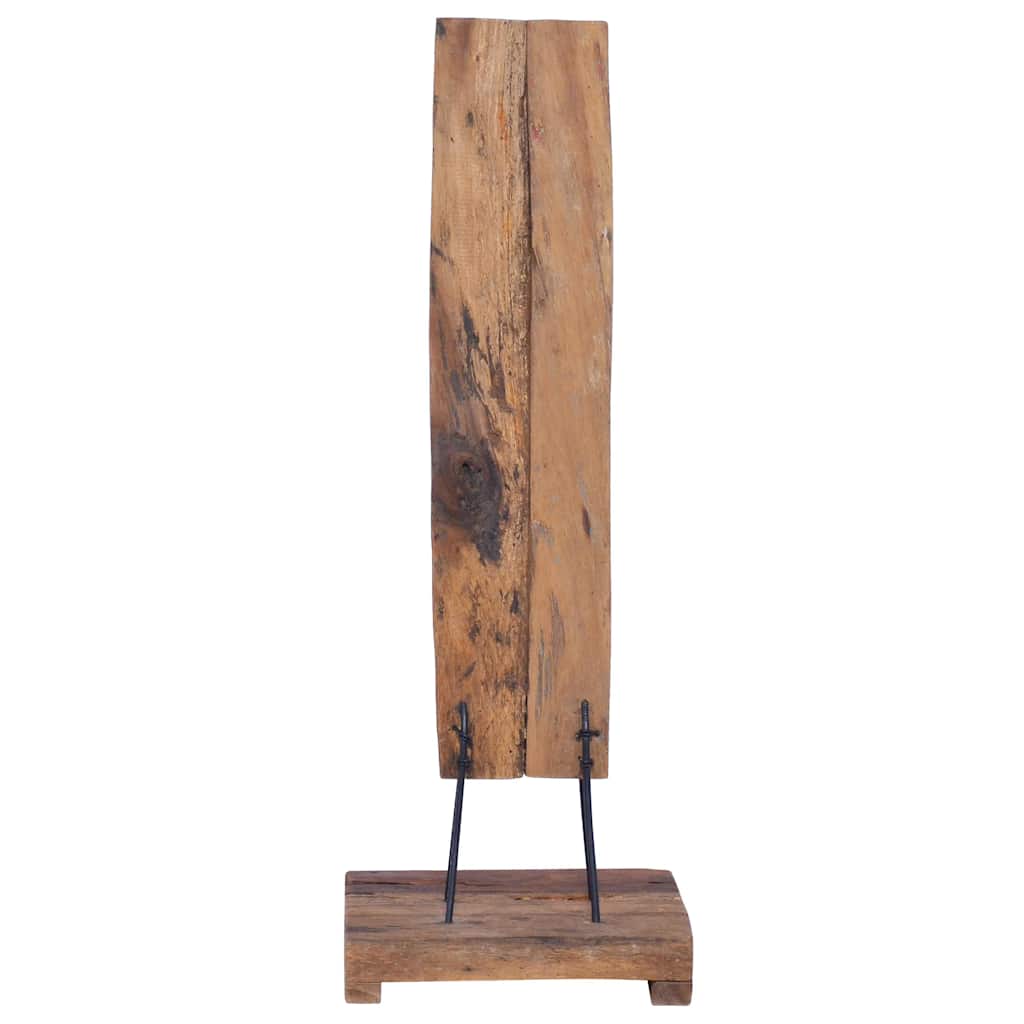 Vidaxl wijnrek voor 6 flessen 35x35x100 cm massief teakhout