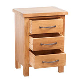Vidaxl nachtkastjes 2 st 40x30x54 cm massief eikenhout