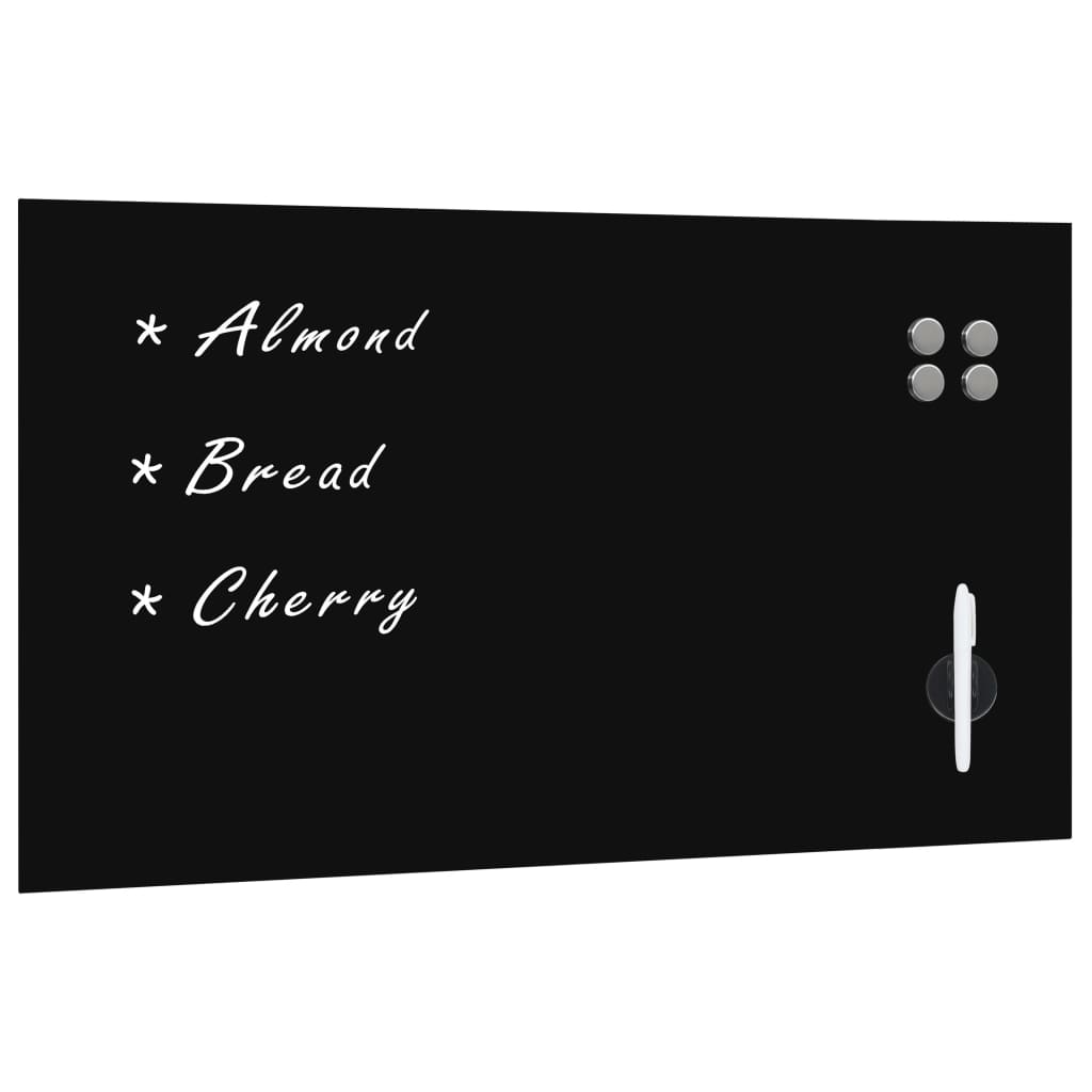 VIDAXL -Magnetbrettwand Montage 120 x 60 cm Glas