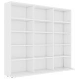 Vidaxl cd-kast 100x23x89,5 cm bewerkt hout wit
