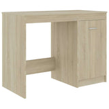 Vidaxl bureau 100x50x76 cm bewerkt hout sonoma eikenkleurig