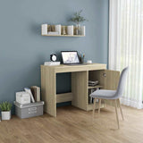 Vidaxl bureau 100x50x76 cm bewerkt hout sonoma eikenkleurig