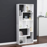 Vidaxl boekenkast 67x24x161 cm bewerkt hout wit