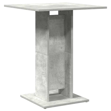 Vidaxl bistrotafel 60x60x75 cm bewerkt hout betongrijs