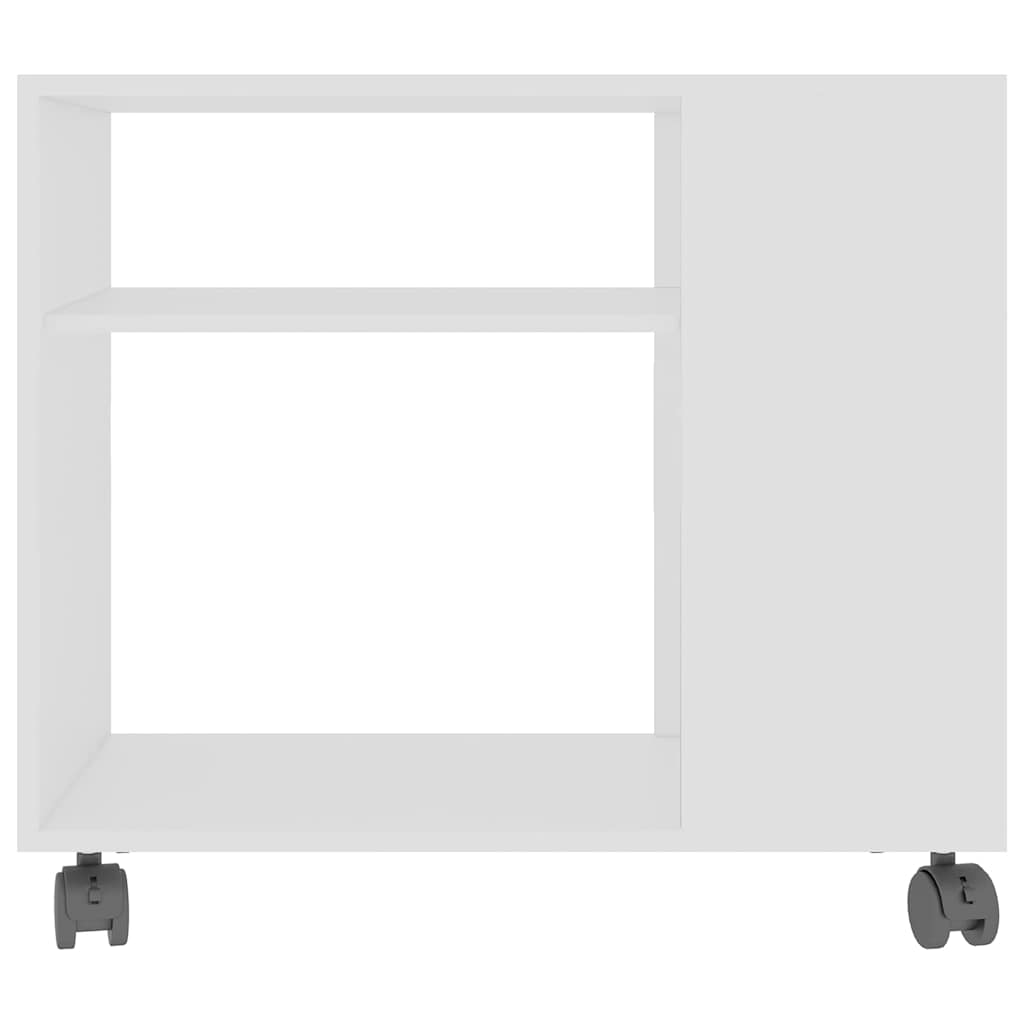 Vidaxl bijzettafel 70x35x60,5 cm bewerkt hout wit