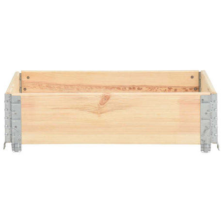 VIDAXL Palletopzetrand 60 x 80 cm Festkiefer