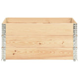 VIDAXL Palletopzetranden 3 St 80x120 cm Festkiefer