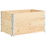 VIDAXL Palletopzetranden 3 ST 50x100 cm Festkiefer