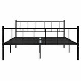 Vidaxl bedframe metaal zwart 180x200 cm