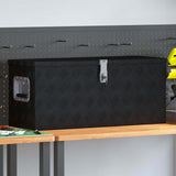 Vidaxl Aluminium Box 80x30x35 cm Schwarz