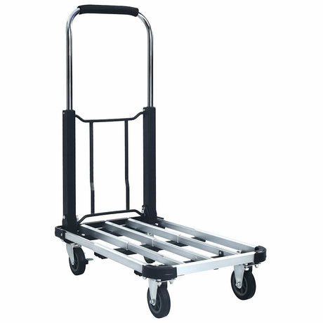 VIDAXL Collabsible 150 kg Aluminium silberfarben