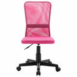 Vidaxl kantoorstoel 44x52x100 cm mesh stof roze