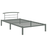 Vidaxl bedframe metaal grijs 90x200 cm