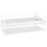 Vidaxl slaapbank metaal wit 90x200 cm